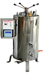 AUTOCLAVE VERTICAL DOUBLE WALL AUTO PURGING n EXHAUST